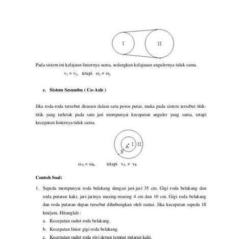 Contoh Soal Dan Jawaban Roda Gigi Jawaban Buku