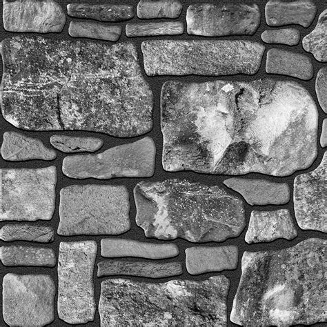 Dundee Deco D Wall Panels Cladding Charcoal Grey Stone Look Wall