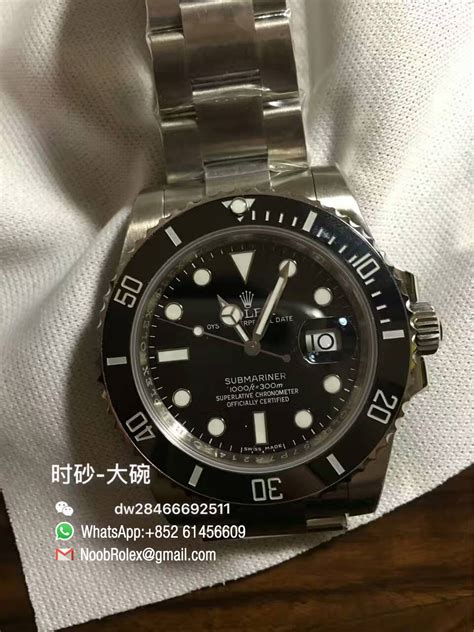 Submariner Watch Ln Black Ceramic V Noob Best Edition Swiss