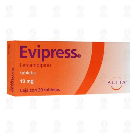 Evipress 10 Mg 30 Tabletas