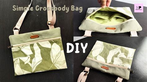 Diy Crossbody Bag Tutorial Free Easy Crossbody Bag Tutorial Youtube