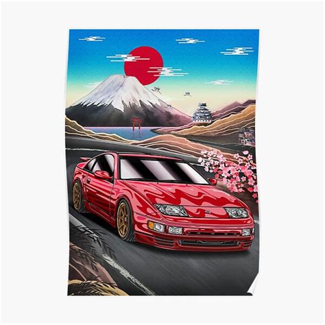 Nippon Nissan Zx Z Poster By Joshirosung Redbubble