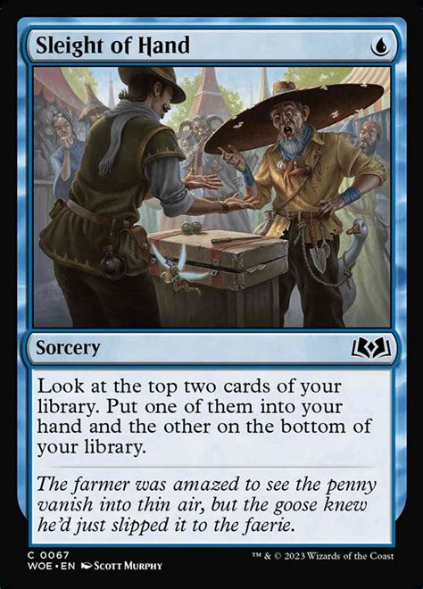 Sleight Of Hand Price From Mtg Wilds Of Eldraine