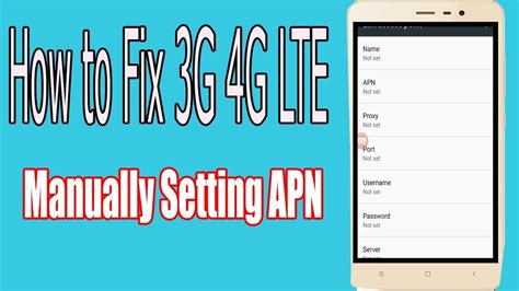 How To Add 3g 4G 5g LTE APN Settings On Android AT T T Mobile Verizon