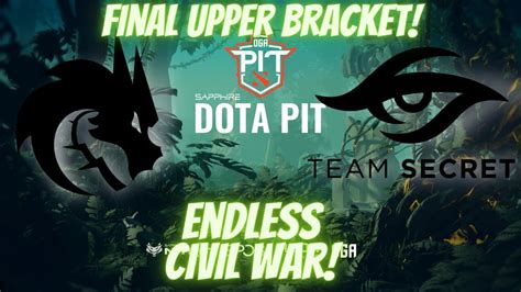 TEAM SPIRIT VS TEAM SECRET CIVIL WAR FINAL UPPER BRACKET OGA