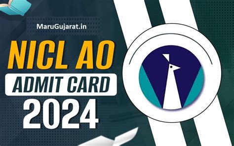 Nicl Ao Mains Admit Card 2024 Out Official Website