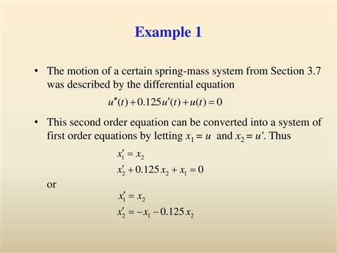 Boyce Diprima Th Ed Ch Introduction To Systems Of First Order