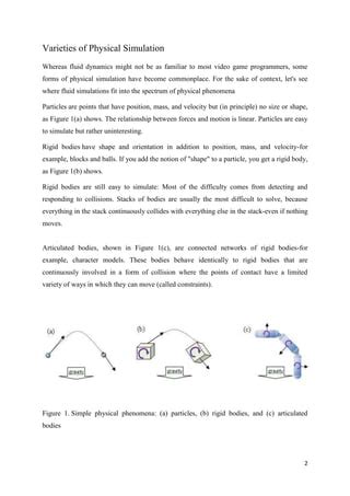 Fluid Simulation In Computer Graphics | PDF