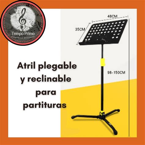 Atril plegable grande con bolso incluído Tempo Primo