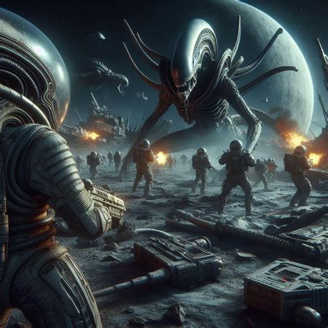 alien army   alien war rxenomorphs