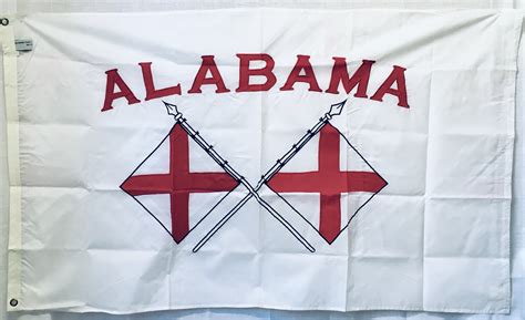 Alabama3x5nylonemb1 Confederate Flags By Ruffin Flag Company