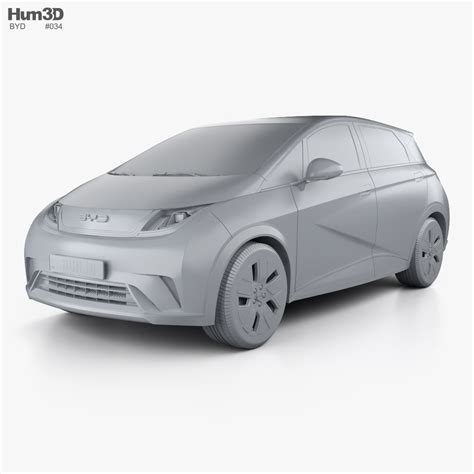 BYD EA1 2022 3D model - Vehicles on Hum3D