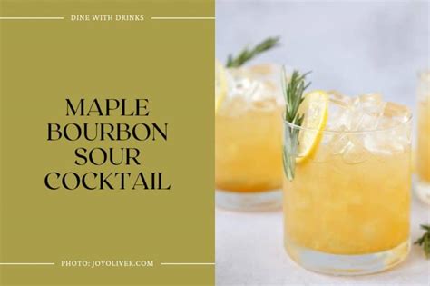 37 Fall Bourbon Cocktails To Warm Up Your Season Dinewithdrinks