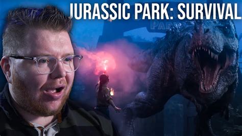 First Person Jurassic Park Game Jurassic Park Survival Reaction Youtube