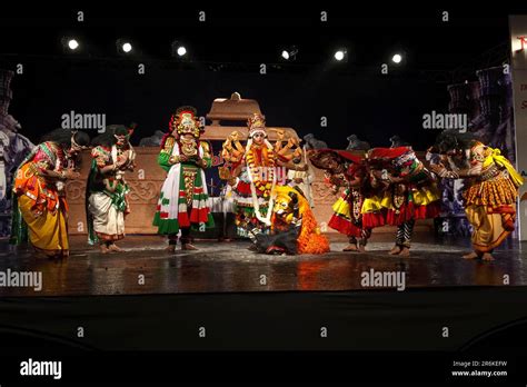 Yakshagana Mahishamardini Epic Traditional Folk Dance By Sri