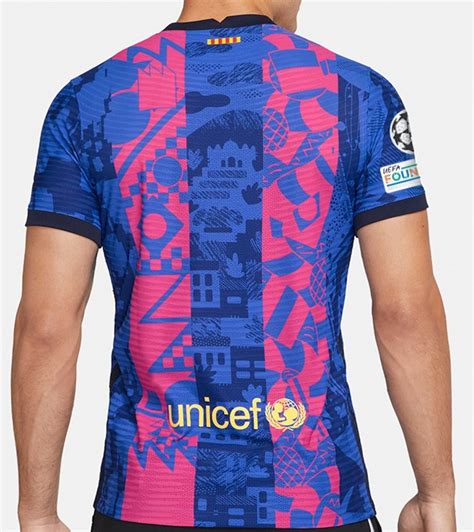 New Barca UCL Jersey 2021 2022 Barcelona Third Champions League Kit