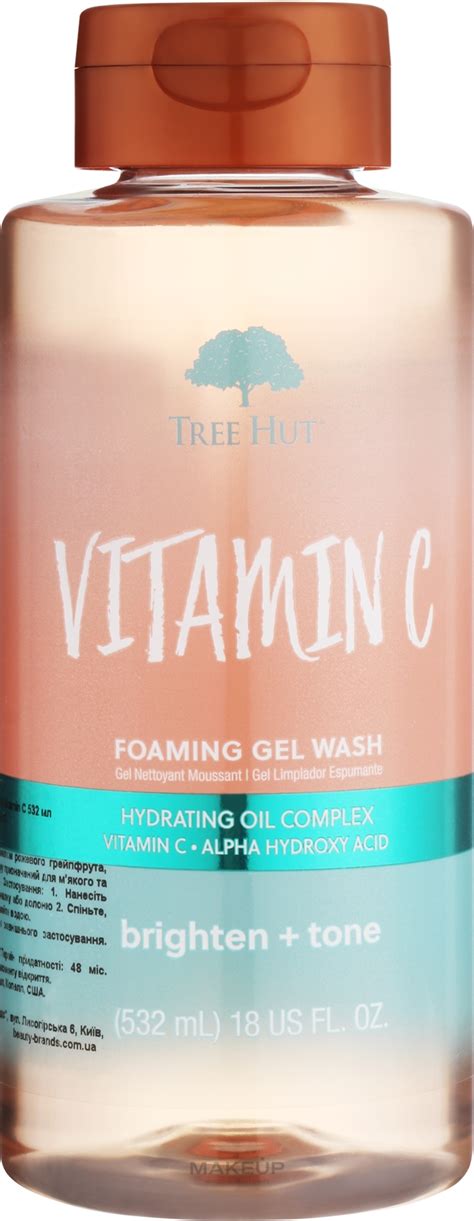 Tree Hut Vitamin C Foaming Gel Wash Shower Gel Makeup Uk