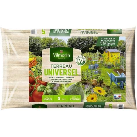 Vilmorin Terreau Universel Marron L Cdiscount Jardin