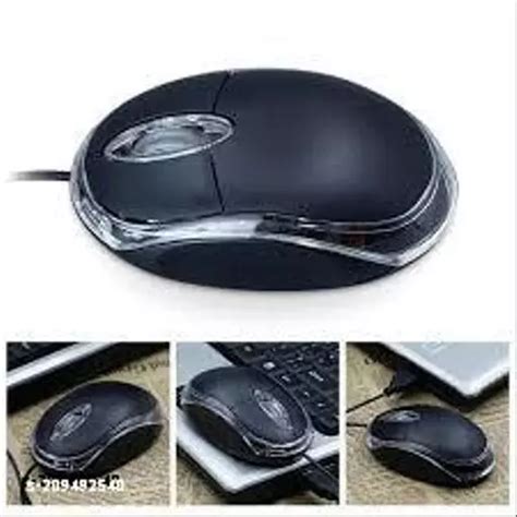 DURGATRADERS ADnet 3 Button 1000DPI Wired Optical USB Mouse With Mouse