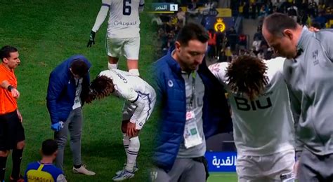 André Carrillo Salio Lesionado En El Clasico Entre Al Hilal Vs Al Nassr