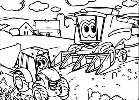 tractor coloring pages 1