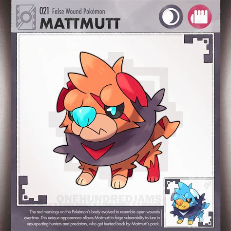 Fakemon Mattmutt By Onehundredjams On Deviantart