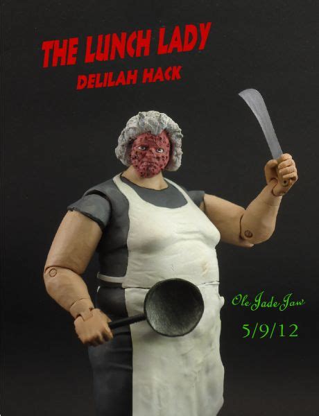 The Lunch Lady Hack Slash Custom Action Figure