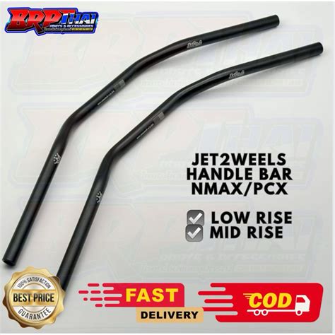 JET2WEELS HANDLE BAR FOR NMAX V1 V2 PCX 150 160 LOW RISE MID RISE