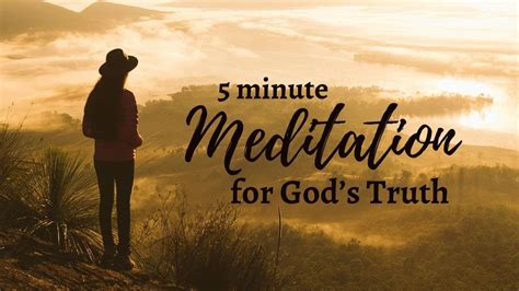 5 Minute Christian Meditation For When I M Battling Lies YouTube