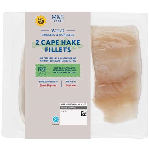 Mands South African Cape 2 Hake Fillets 220g Zoom