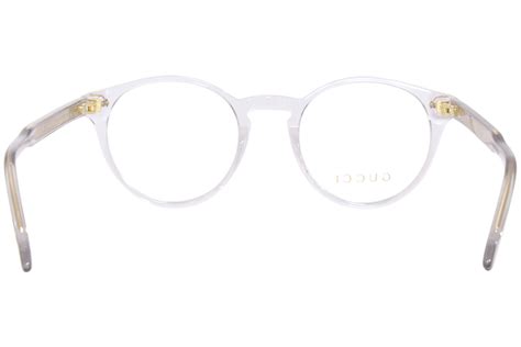 Gucci Gg0738o 006 Eyeglasses Grey Full Rim Round Shape 48 21 150