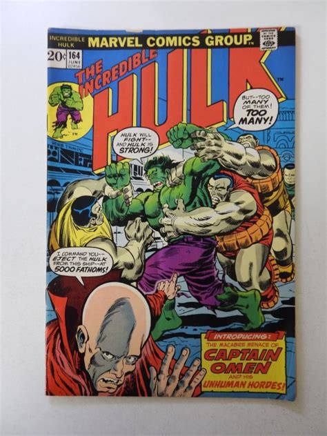 The Incredible Hulk Vg Condition Subscription Crease