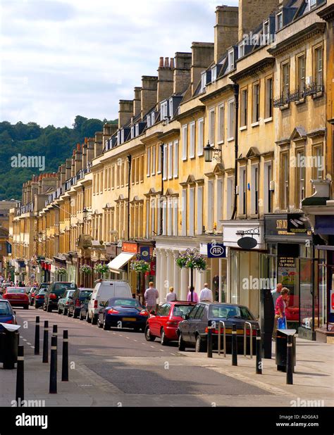 Milsom Street Bath Somerset Uk Stock Photo Alamy