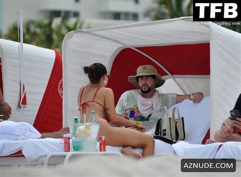 Gabriela Berlingeri Sexy Seen Flaunting Her Hot Bikini Body At The Beach In Miami AZNude