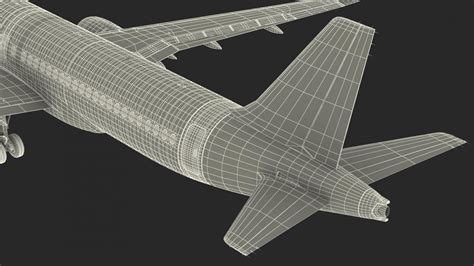 3D model Airbus A220 300 Detailed Interior Rigged | 3D Molier International