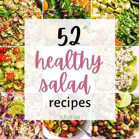 52 Healthy Salad Recipes - iFoodReal.com