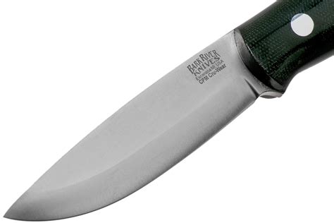 Bark River Bushcrafter Cpm Cruwear Black Canvas Micarta Bushcraftmes