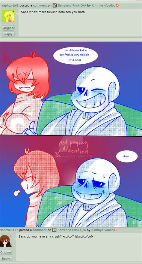 Sans And Frisk Answers By Blushingslasher On Deviantart