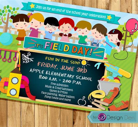 Field Day Invitation Template