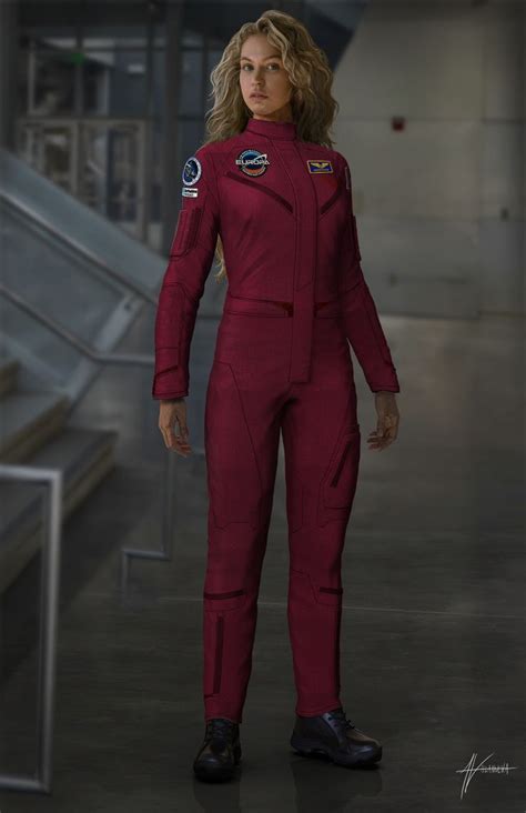 Artstation Star Trek Picard Season 2 Renee Picard 21 Century Astronaut Flight Suit Star