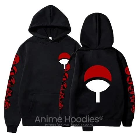 Uchiha Crest Hoodie - Anime Hoodies