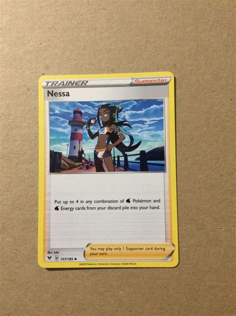 Pokemon TCG Pokémon Vivid Voltage 157 185 Nessa Uncommon Fashion