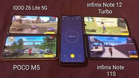 IQOO Z6 Lite 5G POCO M5 Infinix Note 12 Turbo Note 11S Free Fire Max