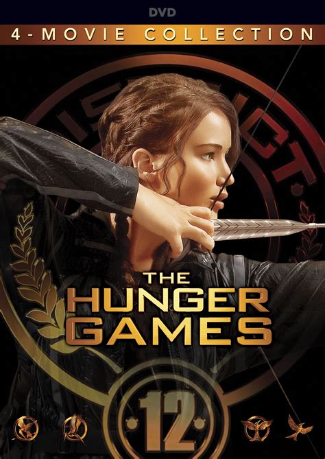 The Hunger Games Complete 4 Film Collection Box Set Dvd