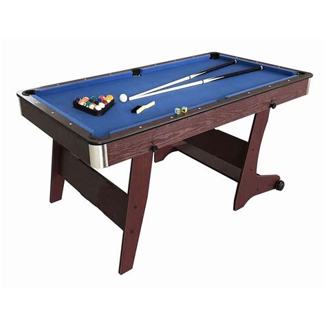 Ft Snooker Pool Table Foldable Leg Billiard Table With Wheels Feite