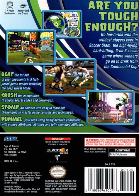 Sega Soccer Slam Images - LaunchBox Games Database