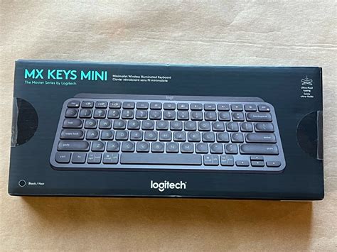 New Logitech Mx Keys Mini Wireless Illuminated Keyboard Color Black