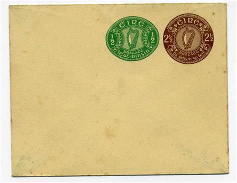 Irish Stamps from Raven Stamps-Postal Stationery Envelopes