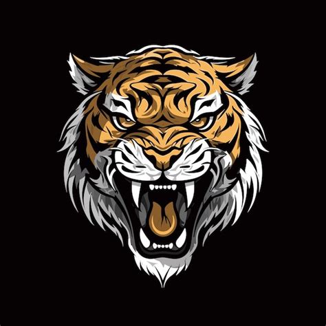 Premium Vector Tiger Logo Vector Sticker