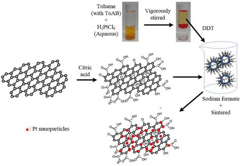 Characterization Of Platinum Nanoparticles Deposited On Functionalized